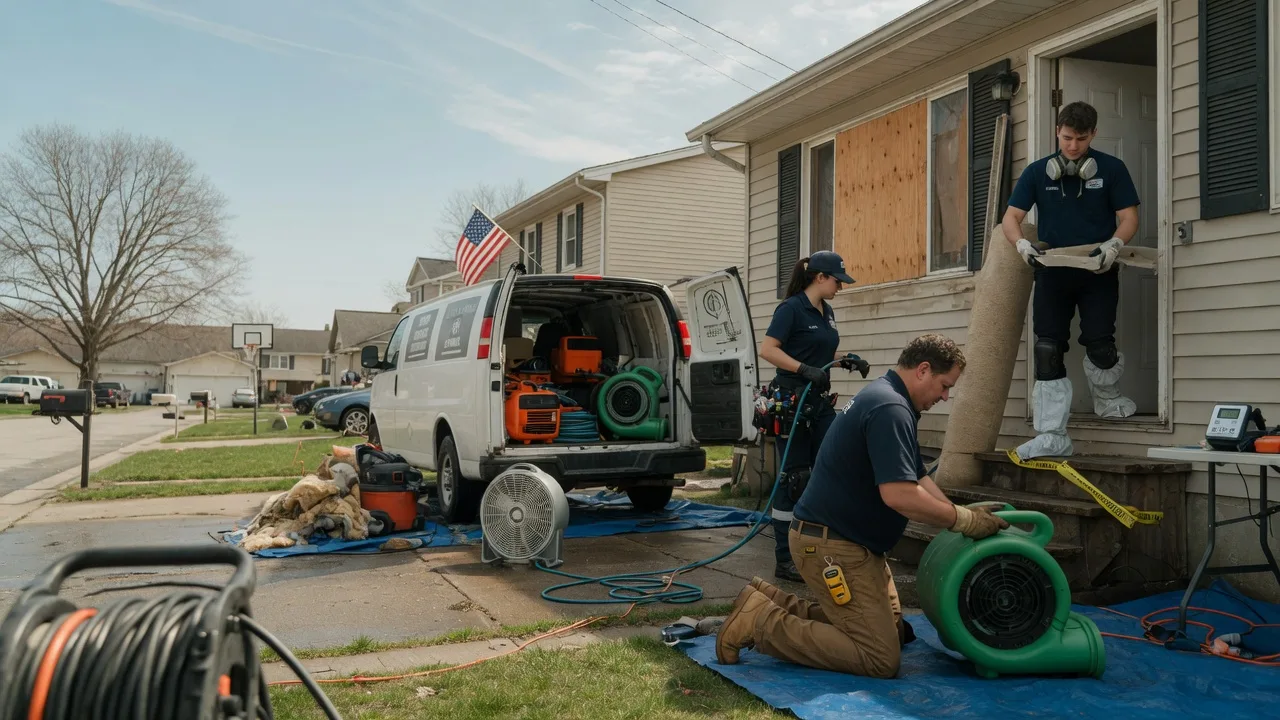Water Damage Restoration in New Germantown, PA near me